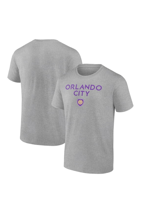 Men's Heather Gray Orlando City SC Shielded T-Shirt