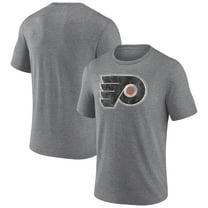 Men's Heather Gray Philadelphia Flyers Wraparound Tri-Blend T-Shirt