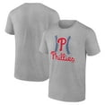 thumbnail image 1 of Men's Heather Gray Philadelphia Phillies Fastball T-Shirt, 1 of 3