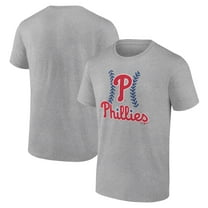 Men's Heather Gray Philadelphia Phillies Fastball T-Shirt