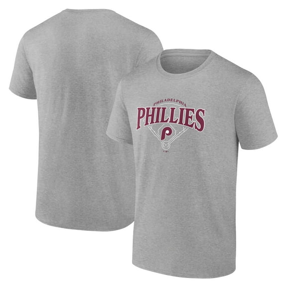 Men's Heather Gray Philadelphia Phillies Home Field T-Shirt