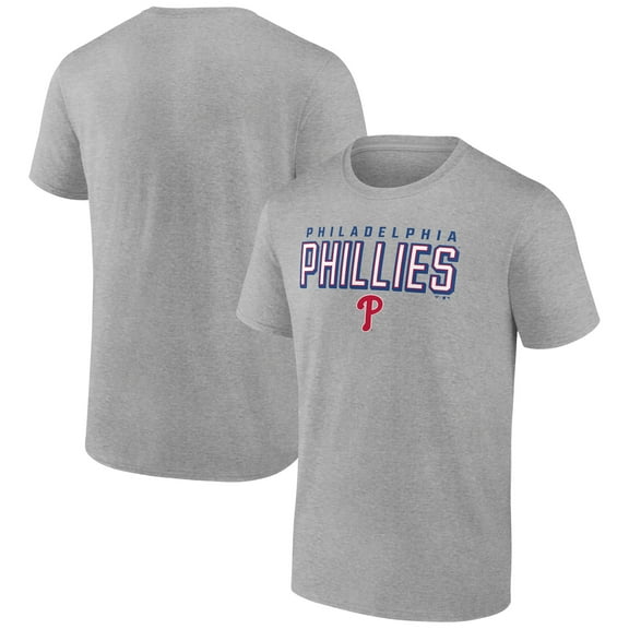 Men's Heather Gray Philadelphia Phillies Swagger T-Shirt