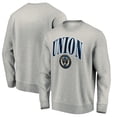 thumbnail image 1 of Men's Heather Gray Philadelphia Union Team Arch Pullover Sweatshirt, 1 of 3
