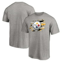 Men's Heather Gray Pittsburgh Steelers True Color T-Shirt