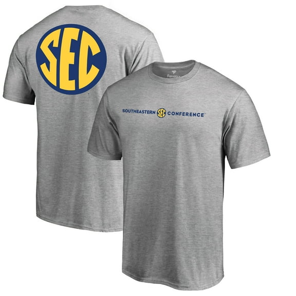 Men's Heather Gray SEC Gear Conference T-Shirt