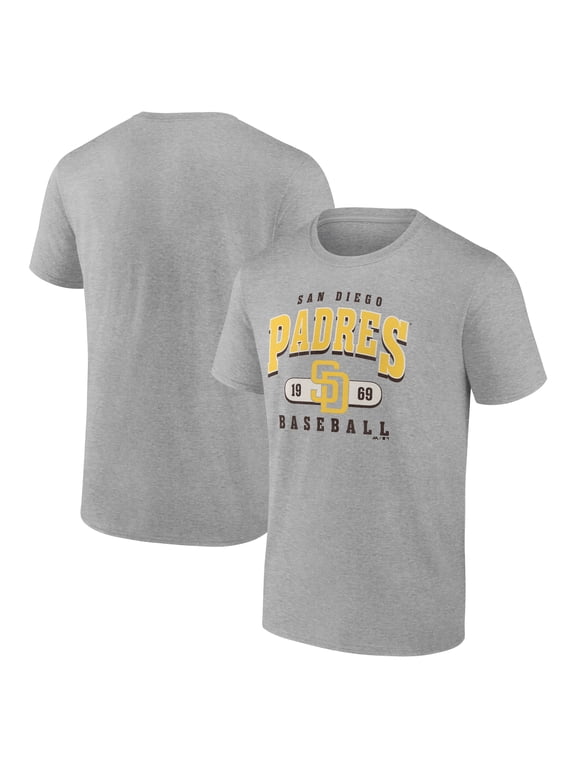 Men's Heather Gray Overcome Cotton T-Shirt, Up to Size 3XL