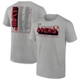 thumbnail image 1 of Men's Heather Gray San Francisco 49ers Super Bowl LVIII Team Members Roster T-Shirt, 1 of 5