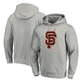 thumbnail image 1 of Men's Heather Gray San Francisco Giants Official Logo Fitted Pullover Hoodie, 1 of 3