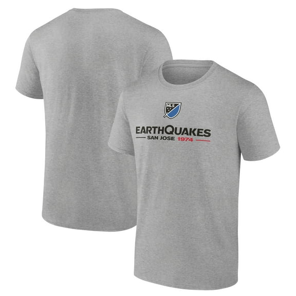 Men's Heather Gray San Jose Earthquakes Shielded T-Shirt