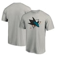 thumbnail image 1 of Men's Heather Gray San Jose Sharks Logo T-Shirt, 1 of 3