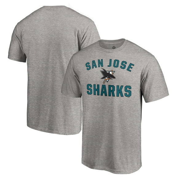 Men's Heather Gray San Jose Sharks Special Edition Victory Arch T-Shirt