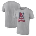 thumbnail image 1 of Men's Heather Gray St. Louis Cardinals Fastball T-Shirt, 1 of 3