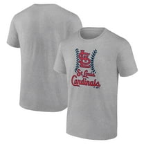Men's Heather Gray St. Louis Cardinals Fastball T-Shirt
