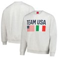 thumbnail image 1 of Men's Heather Gray Team USA Country Flags Pullover Sweatshirt, 1 of 3