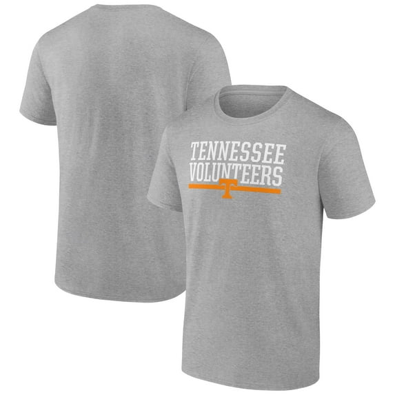 Men's Heather Gray Tennessee Volunteers Collegiate Stack T-Shirt