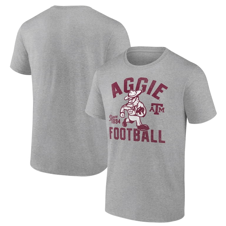 Men's Heather Gray Texas A&M Aggies Sarge Favorite Football T