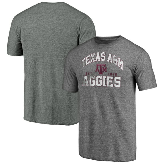 Men's Heather Gray Texas A&M Aggies Winners Podium Tri-Blend T-Shirt