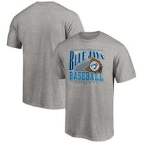 Men's Heather Gray Toronto Blue Jays Cooperstown Collection Winning Time T-Shirt