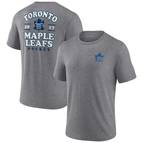 Men's Heather Gray Toronto Maple Leafs Winger Tri-Blend T-Shirt