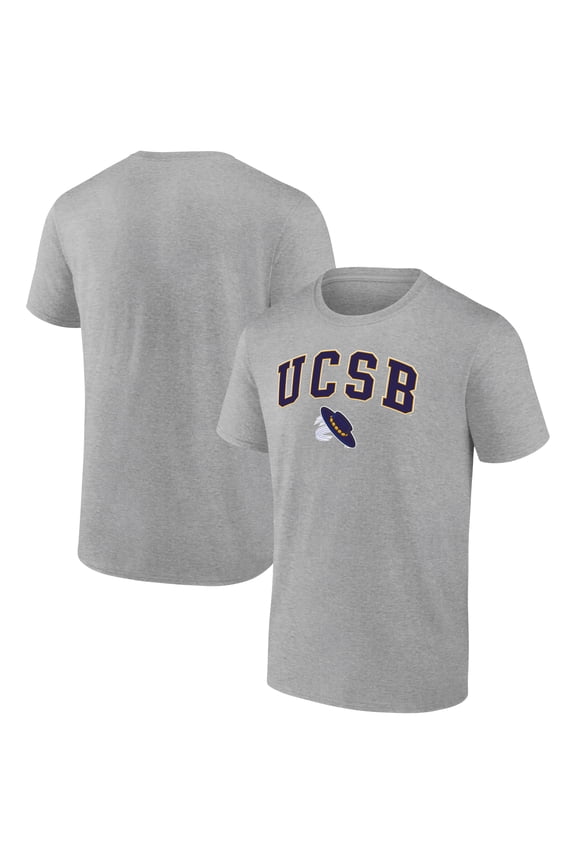 Men's Heather Gray UC Santa Barbara Gauchos Campus T-Shirt