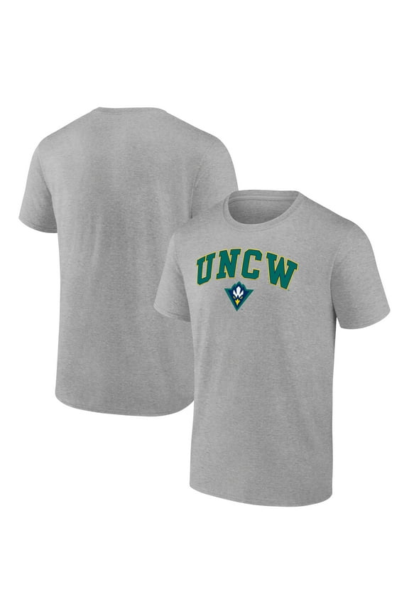 Men's Heather Gray UNC Wilmington Seahawks Campus T-Shirt