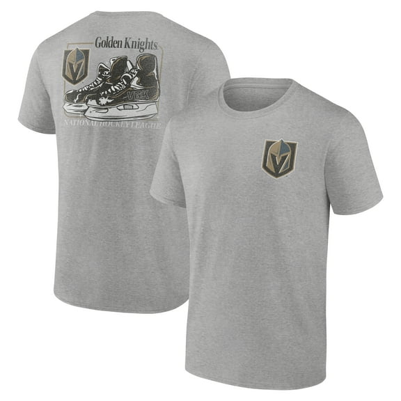 Men's Heather Gray Vegas Golden Knights Glory Skates T-Shirt