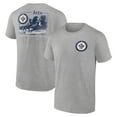 thumbnail image 1 of Men's Heather Gray Winnipeg Jets Glory Skates T-Shirt, 1 of 3
