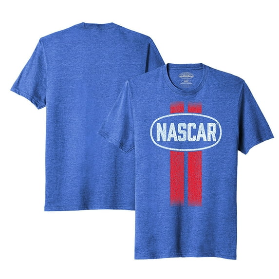 Men's Heather Royal NASCAR Racing Stripe T-Shirt