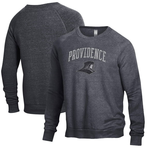Men's Heathered Black Providence Friars The Champ Tri-Blend Pullover Sweatshirt