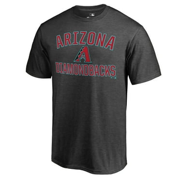 Men's Heathered Gray Arizona Diamondbacks Core Basics Victory Arch T-Shirt