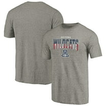Men's Heathered Gray Arizona Wildcats Freedom Tri-Blend T-Shirt