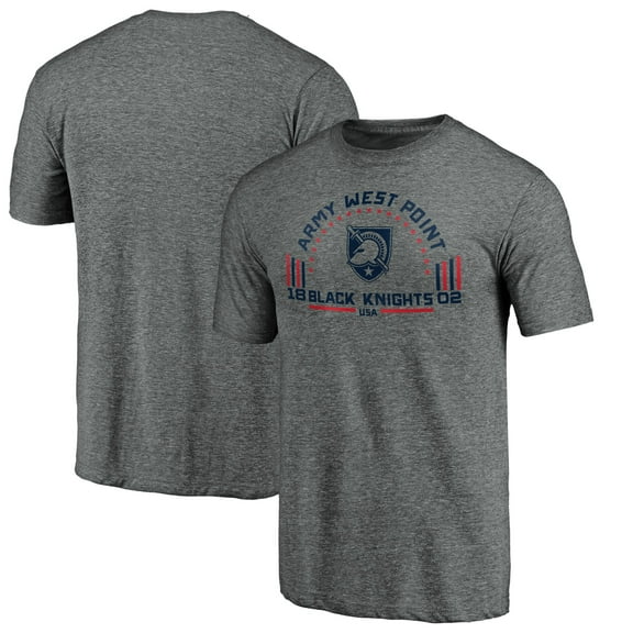 Men's Heathered Gray Army Black Knights Team Freedom Tri-Blend T-Shirt