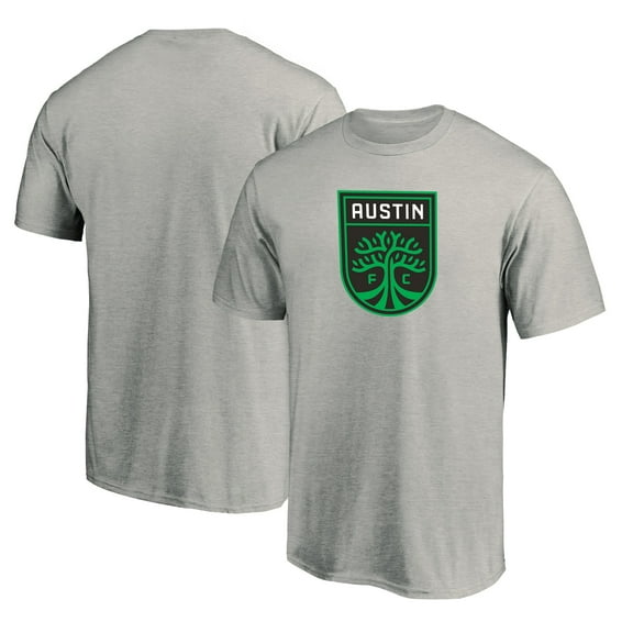 Men's Heathered Gray Austin FC Logo T-Shirt