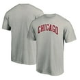 thumbnail image 1 of Men's Heathered Gray Chicago Bulls Alternate Logo T-Shirt, 1 of 3