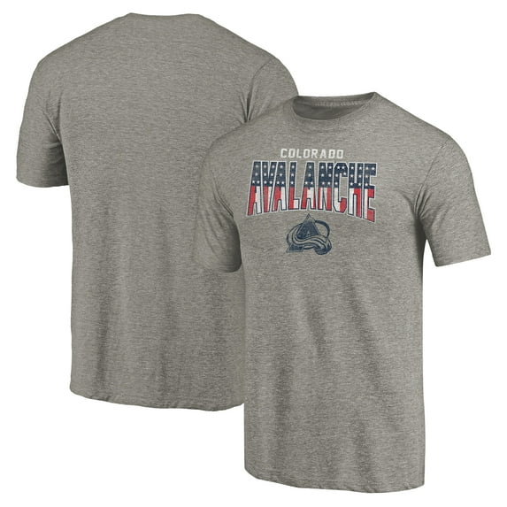 Men's Heathered Gray Colorado Avalanche Freedom Tri-Blend T-Shirt