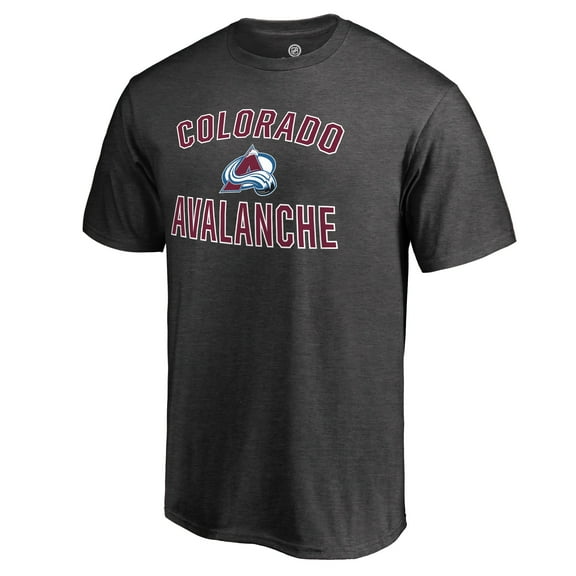 Men's Heathered Gray Colorado Avalanche Victory Arch T-Shirt