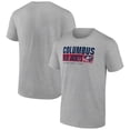 thumbnail image 1 of Men's Heathered Gray Columbus Blue Jackets Jet Speed T-Shirt, 1 of 3