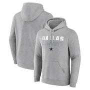 Mens Heathered Gray Dallas Cowboys Fade Out Pullover Hoodie