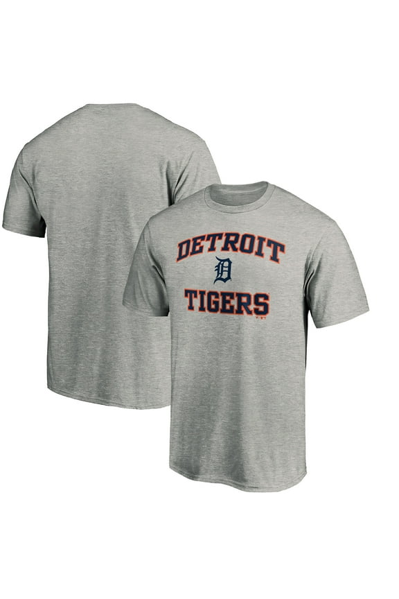 Men's Heather Gray Detroit Tigers Heart & Soul T-Shirt