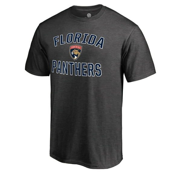 Men's Heathered Gray Florida Panthers Victory Arch T-Shirt