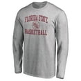 thumbnail image 1 of Men's Heathered Gray Florida State Seminoles In Bounds Long Sleeve T-Shirt, 1 of 3