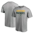thumbnail image 1 of Men's Heathered Gray Green Bay Packers Iconic Collection Fade Out T-Shirt II, 1 of 3