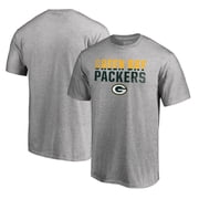 Mens Heathered Gray Green Bay Packers Iconic Collection Fade Out T-Shirt II