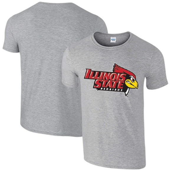 Men's Heathered Gray Illinois State Redbirds T-Shirt