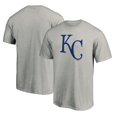 thumbnail image 1 of Men's Fanatics Heather Gray Kansas City Royals Official Logo T-Shirt, 1 of 3