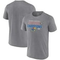 thumbnail image 1 of Men's Heathered Gray Kansas Jayhawks 2022 NCAA Men's Basketball National Champions Synthetic T-Shirt, 1 of 4