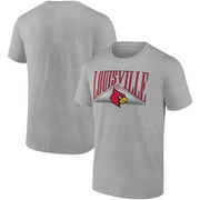 Louisville Cardinals Gameday Couture Women's Solid Defense Oversized T-Shirt  - Gray