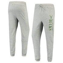 Men's Heathered Gray Milwaukee Bucks Curb Cuffed Tri-Blend Pants