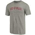 thumbnail image 1 of Men's Heathered Gray Minnesota Golden Gophers Arched Battle Cry Tri-Blend T-Shirt, 1 of 3