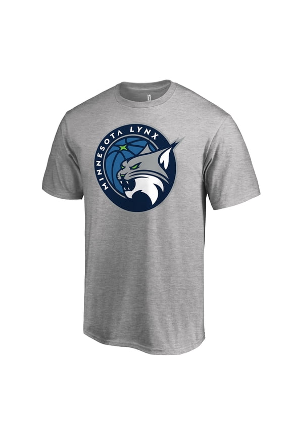Men's Heathered Gray Minnesota Lynx Primary Logo T-Shirt